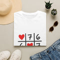 67 T-Shirt — Heart Tic-Tac-Toe Graphic
