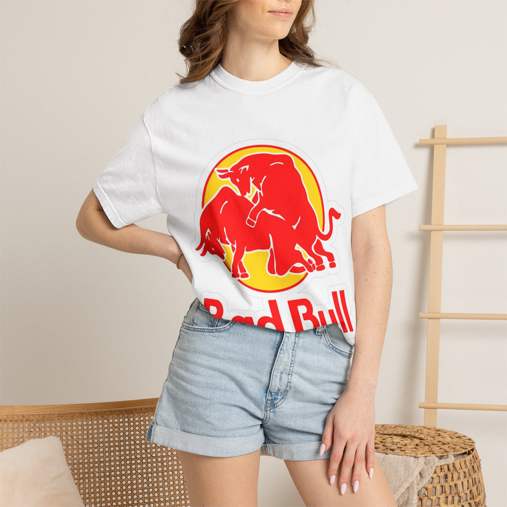 T-Shirt — Retro 'Bad Bull' Red Bull Logo Parody Graphic Tee