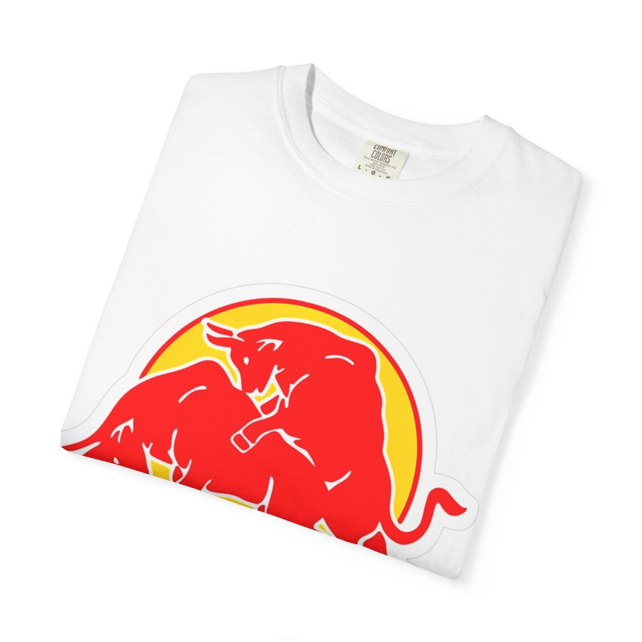 T-Shirt — Retro 'Bad Bull' Red Bull Logo Parody Graphic Tee